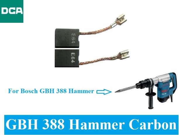 SINAL Carbon Brush Set (DCA Make) For Bosch Hammer Model GSH 388 (CR91) Power &amp; Hand Tool Kit