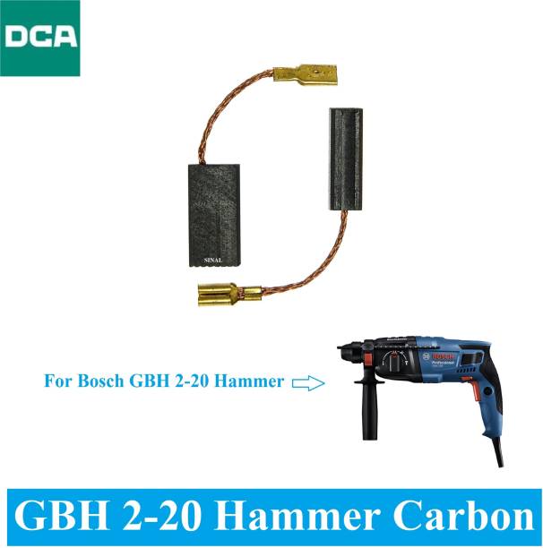 SINAL Carbon Brush Set (DCA Make) For Bosch Hammer Model GBH2-20 (CR88) Power &amp; Hand Tool Kit