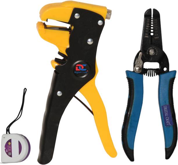 Digital Craft Automatic Wire Stripper,7Inch Cable Stripper,Tape 3Mtr,, Hand Tool Kit