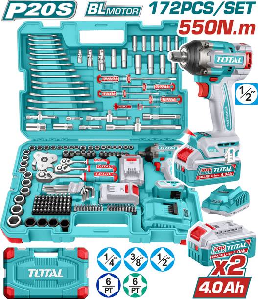 TOTAL HKTHP41728 Power & Hand Tool Kit