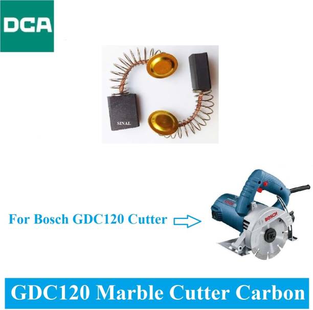 SINAL Carbon Brush Set (DCA Make) For Bosch Marble Cutter Model GDC 120 (CR101) Power &amp; Hand Tool Kit