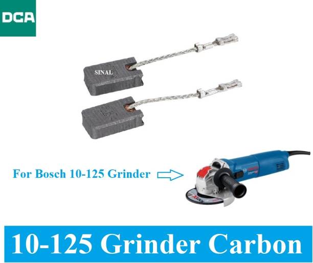 SINAL Carbon Brush Set (DCA Make) For Bosch Angle Grinder Model 10-125 (CR78) Power &amp; Hand Tool Kit