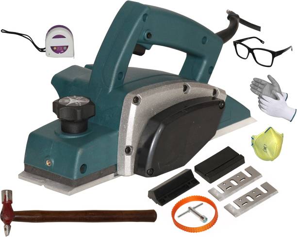 Digital Craft Electric Planer Machine 82x1MM,Tape 3Mtr,Hammer 200 gm Wood Planer 1400W Machine of Carpentry Electric Planer Woodworking Machine Corded Planer