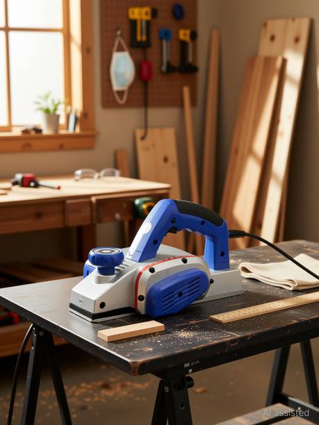 Digital Craft Electric Wood Planer, Portable Plane Wood Machine, High-Power Electric Woodworking Plane Handheld Corded Planer
