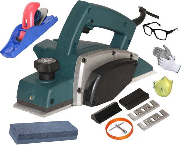Digital Craft Electric Planer Machine 82x1MM,Sharpening Stone,5Inch Hand Planer Corded Planer