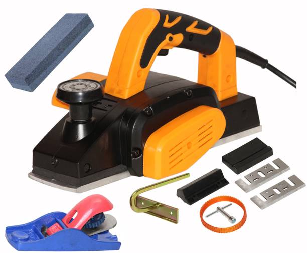 Digital Craft Electric Wood Planer Machine 82mm,Sharpening Stone,5Inch Hand Planer Wood Planer 800W Machine of Carpentry Electric Planer Woodworking Machine Corded Planer