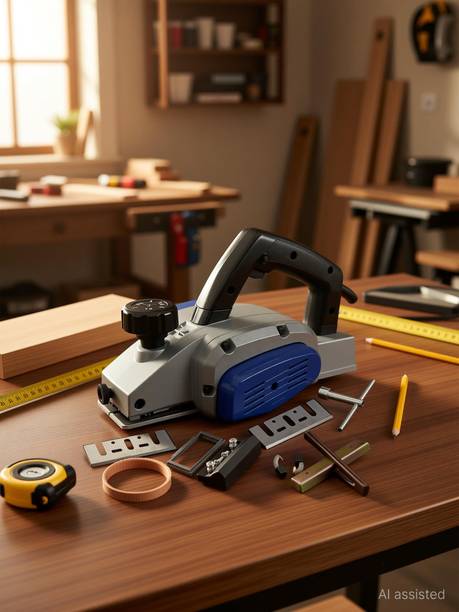 Inditrust Heavy duty Electric Wood Machine 650W BLUE Corded Planer