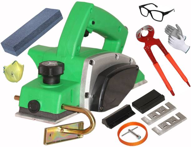 Digital Craft 82mm Electric Planer Machine,Sharpening Stone,8"Inch Pincer Plier Wood Planer 1400W Machine of Carpentry Electric Planer Woodworking Machine Corded Planer