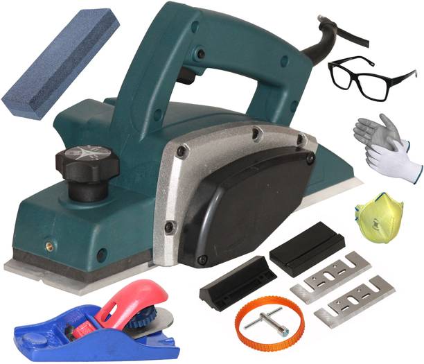 Digital Craft Electric Planer Machine 82x1MM,5Inch Hand Planer,Sharpening Stone Wood Planer 1400W Machine of Carpentry Electric Planer Woodworking Machine Corded Planer