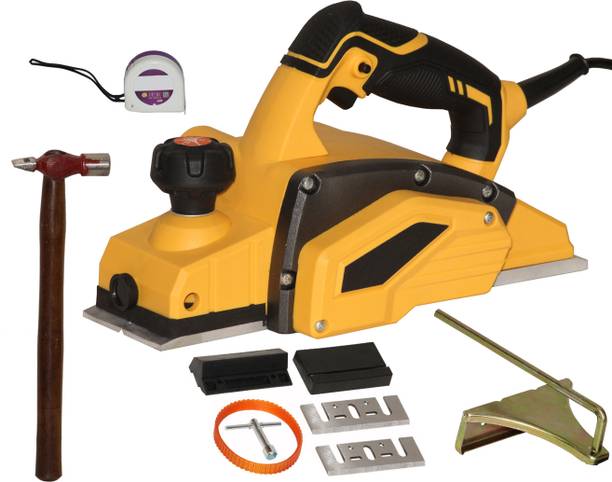 Digital Craft Electric 82mm Planer Machine,Hammer 200 gm,Tape 3Mtr Wood Planer 1000W Machine of Carpentry Electric Planer Woodworking Machine Corded Planer