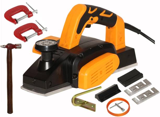 Digital Craft Electric Wood Planer Machine 82mm,Hammer 200 gm,2' G Clamp, Corded Planer