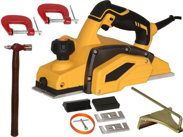 Digital Craft Electric 82mm Planer Machine,Hammer 200 gm,2' G Clamp Wood Planer 1000W Machine of Carpentry Electric Planer Woodworking Machine Corded Planer
