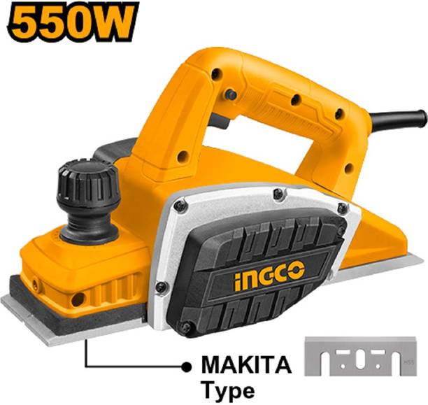 INGCO PL5508 Electric planer 550W with 1 Pcs socket wrench PL5508 Electric planer 550W with 1 Pcs socket wrench and 1 Pcs parallel guide Corded Planer