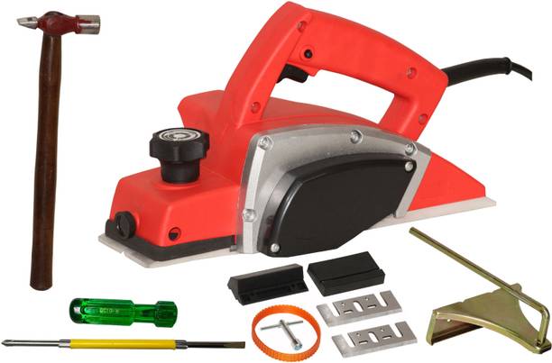 Digital Craft Electric Planer 82mm Machine,6Inch 2 In 1 Screw Driver,Hammer 200 gm Corded Planer