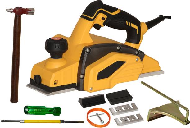 Digital Craft Electric 82mm Planer Machine,6Inch 2 In 1 Screw Driver,Hammer 200 gm Wood Planer 1000W Machine of Carpentry Electric Planer Woodworking Machine Corded Planer