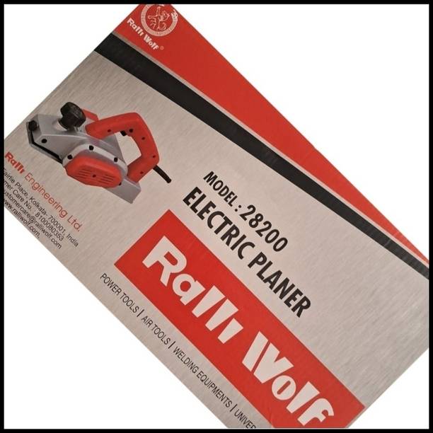 Ralli Wolf 500W; 82mm; 28200; Electric Wood Planer Machine; Free Blade & Belt 500W; 82mm; Ralli Wolf; 28200; Electric Wood Planer Machine; Free Blade & Belt Corded Planer