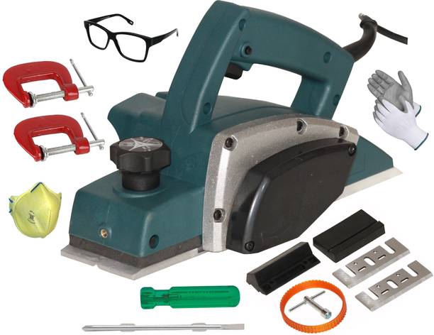 Digital Craft Electric Planer Machine 82x1MM,2' G Clamp,6Inch 2 In 1 Screw Driver Corded Planer