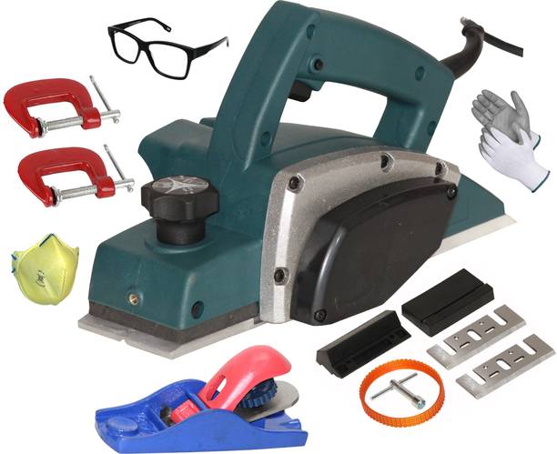 Digital Craft Electric Planer Machine 82x1MM,2' G Clamp,5Inch Hand Planer Wood Planer 1400W Machine of Carpentry Electric Planer Woodworking Machine Corded Planer