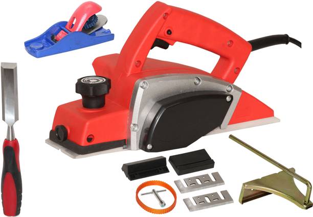 Digital Craft Electric Planer 82mm Machine,25mm Wood Chisel,5Inch Hand Planer Wood Planer 1400W Machine of Carpentry Electric Planer Woodworking Machine Corded Planer