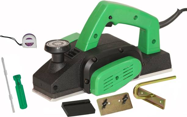Digital Craft Electric Planer Machine 82MM,6Inch 2 In 1 Screw Driver,Tape 3Mtr Corded Planer