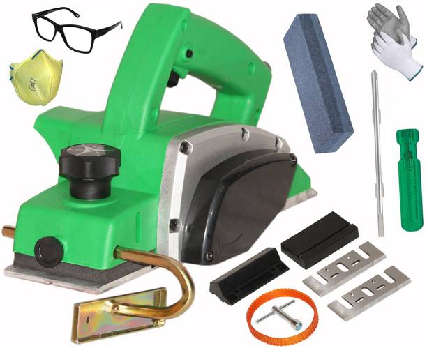 Digital Craft 82mm Electric Planer Machine,6Inch 2 In 1 Screw Driver,Sharpening Stone Wood Planer 1400W Machine of Carpentry Electric Planer Woodworking Machine Corded Planer