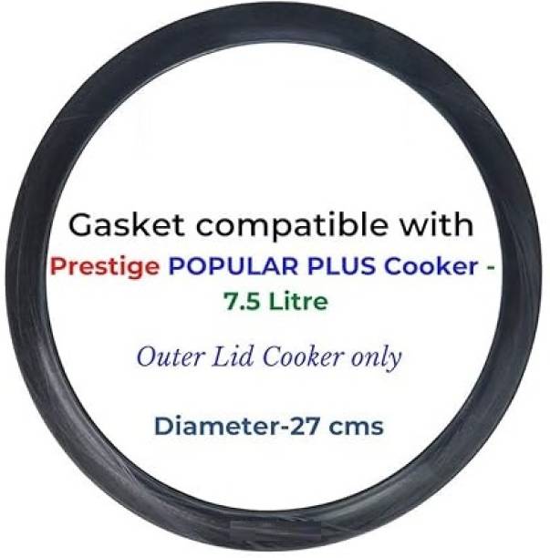 SVA Gasket compatible with Prestige Popular Plus Pressure cooker (7.5 Liters) 270 mm Pressure Cooker Gasket