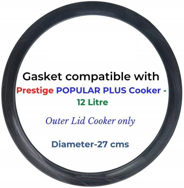 SVA Gasket compatible with Prestige Popular Plus Pressure cooker (12 Liters) 270 mm Pressure Cooker Gasket