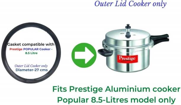 SVA Gasket compatible with Prestige Popular Pressure cooker (8.5 Liters) 270 mm Pressure Cooker Gasket