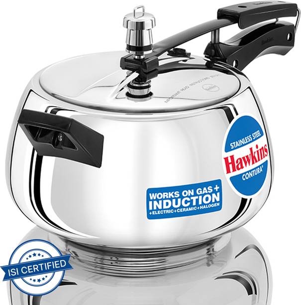 Hawkins Contura (SSC50) 5 L Inner Lid Induction Bottom Pressure Cooker