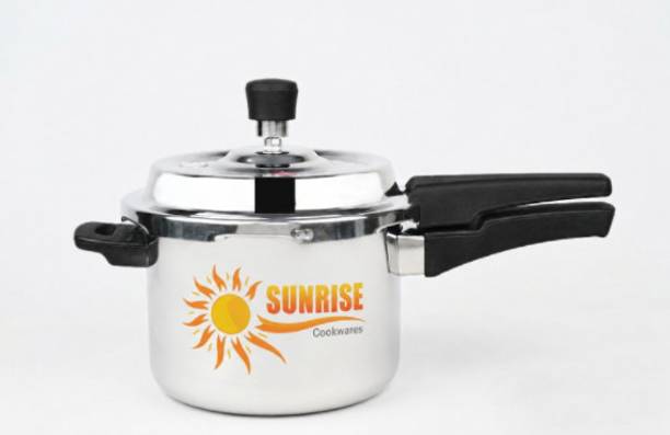 SUNRISE Cookwares 3 L Outer Lid Induction Bottom Pressure Cooker