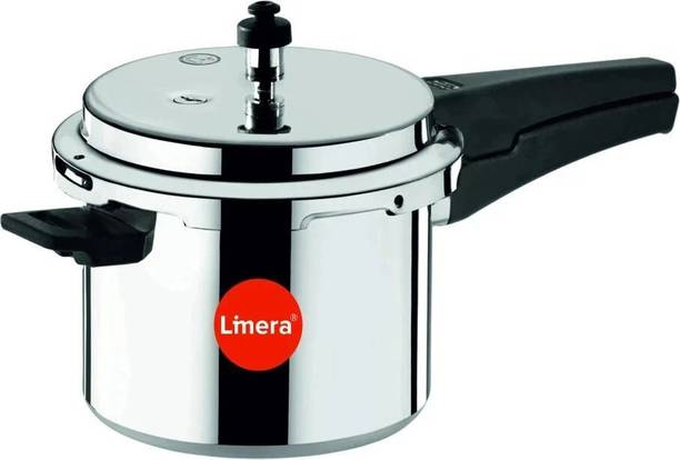 Limera ISI Certified Gas & Induction Stove Compatible Cooker 5 L Outer Lid Induction Bottom Pressure Cooker