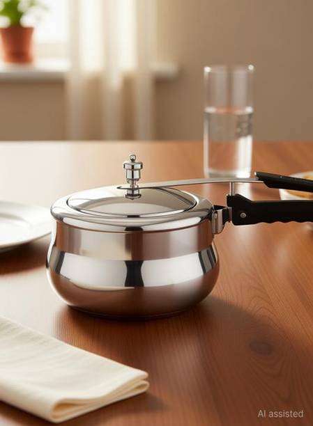 ROYAL ELIBA 1.5 L Inner Lid Induction Bottom Pressure Cooker