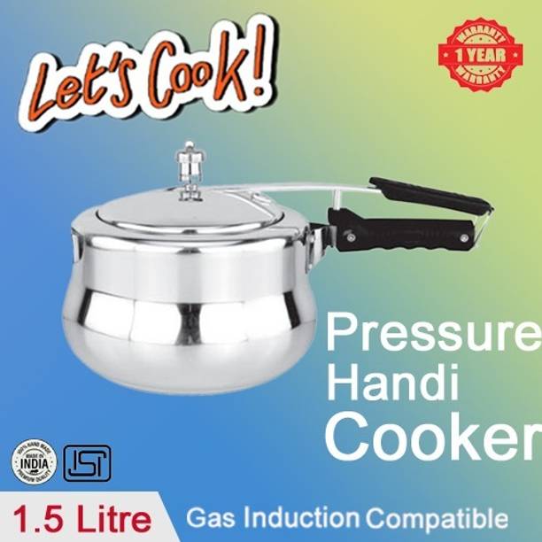 ROYAL ELIBA 1.5 L Inner Lid Induction Bottom Pressure Cooker