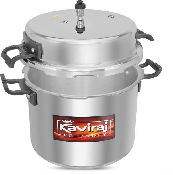 Kaviraj Bawarchi Commercial 18 L Outer Lid Pressure Cooker