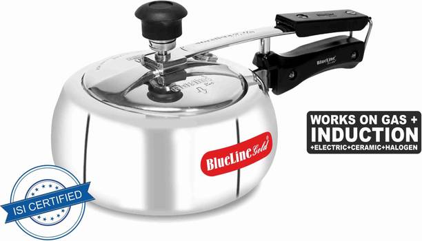 Blueline Gold Handi silver 1.5 L Inner Lid Induction Bottom Pressure Cooker