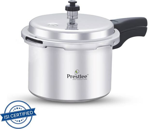 Prestlee Aluminium 3 Liter OUTER LID Cooker, 5 Year Warranty, ISI CERTIFIED, 3 L