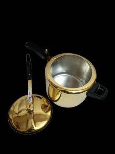CURTEL Brass Pressure Cooker 5 L inner lid 5 L Inner Lid Pressure Cooker