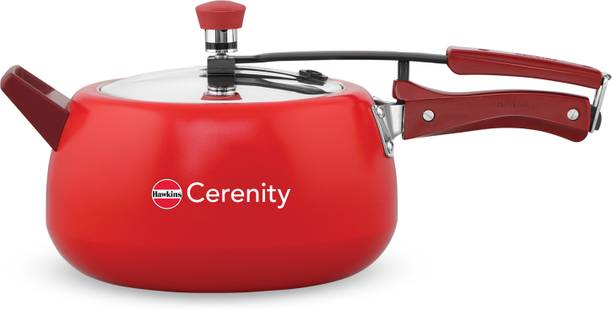 Hawkins Cerenity, smooth, slippery surface for low-oil cooking (ICR50) 5 L Inner Lid Induction Bottom Pressure Cooker