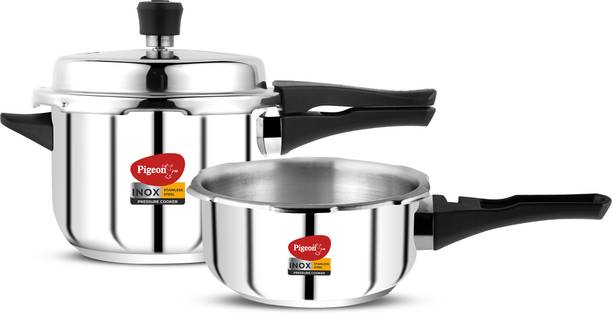 Pigeon 3.5 L, 5 L Outer Lid Induction Bottom Pressure Cooker