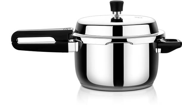 Marlex OMarlex Triply Pressure Cooker 2 Litres For healthy Cooking 2 L Outer Lid Induction Bottom Pressure Cooker