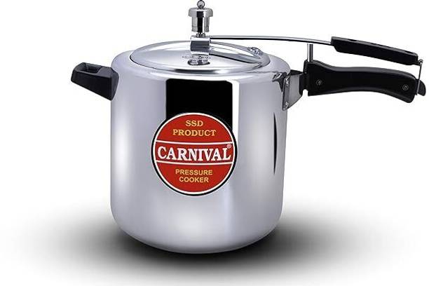 CARNIVAL Aluminium Regular Model Inner Lid Pressure Cooker Pure Virgin Aluminium 12 L Inner Lid Pressure Cooker