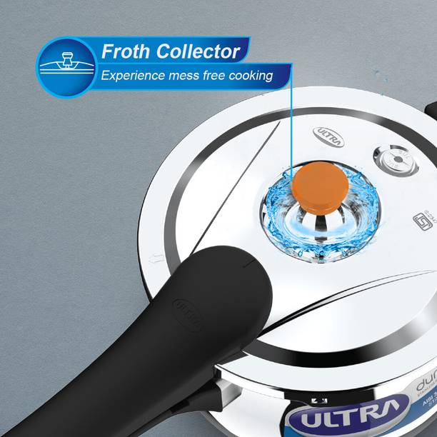 ULTRA DURACOOK HANDI 8 L Outer Lid Induction Bottom Pressure Cooker