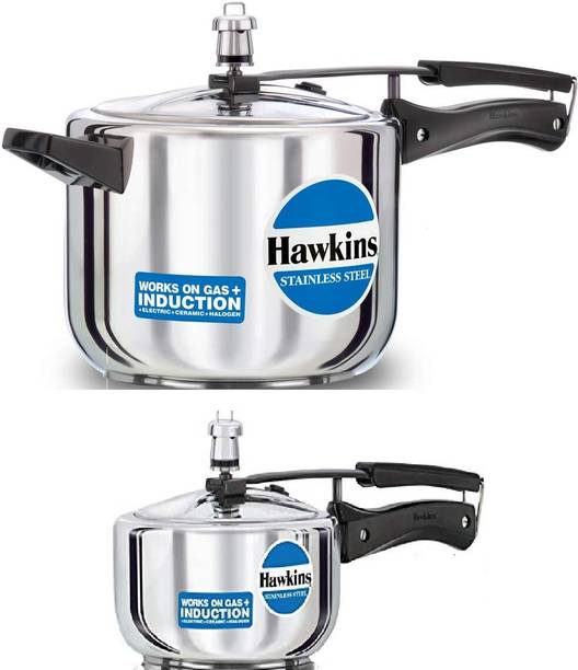 Hawkins Stainless Steel Induction Bottom Pressure Cooke...