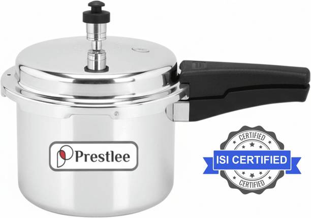 Prestlee 3L Aluminium Outer Lid Pressure Cooker | ISI Certified | 3 L Outer Lid Pressure Cooker