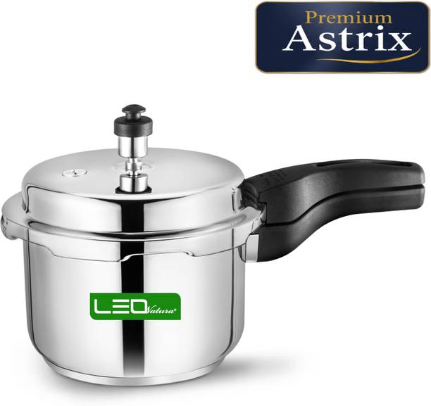 Leo Natura Astrix 3 L Outer Lid Induction Bottom Pressure Cooker & Pressure Pan
