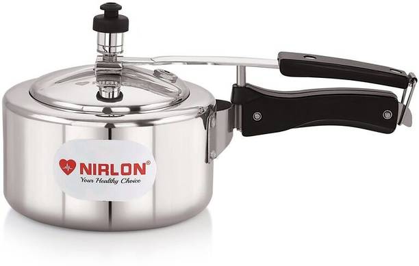 NIRLON Supreme 2 Litre Aluminium Inner Lid Induction Base Pressure Cooker 2 L Inner Lid Induction Bottom Pressure Cooker