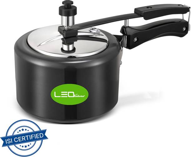 Leo Natura Inner Lid Cooker 2 L Inner Lid Induction Bottom Pressure Cooker