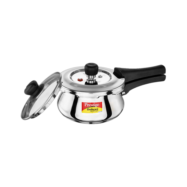 Prestige Deluxe Alpha Svachh 1.5 L Outer Lid Induction Bottom Pressure Cooker