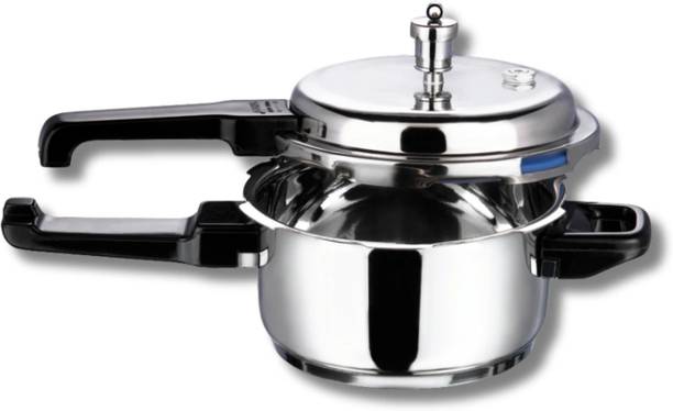 VINOD 18/8 Regular Outer Lid 5 L Outer Lid Induction Bottom Pressure Cooker