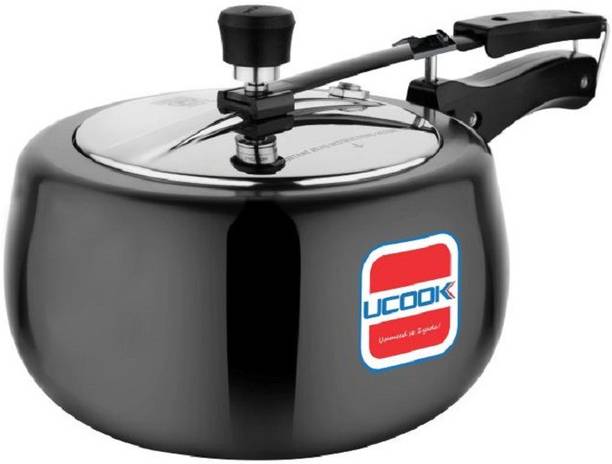 UCOOK By United Ekta Engg. Royale Duo 2ltr hard anodised inner lid 2 L Inner Lid Induction Bottom Pressure Cooker